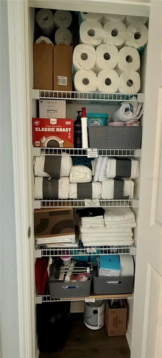 Hall closet
