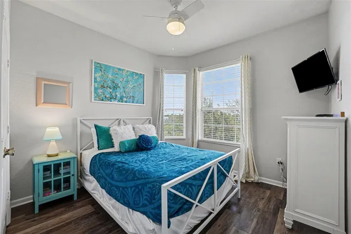 Bedroom #2 with lake view