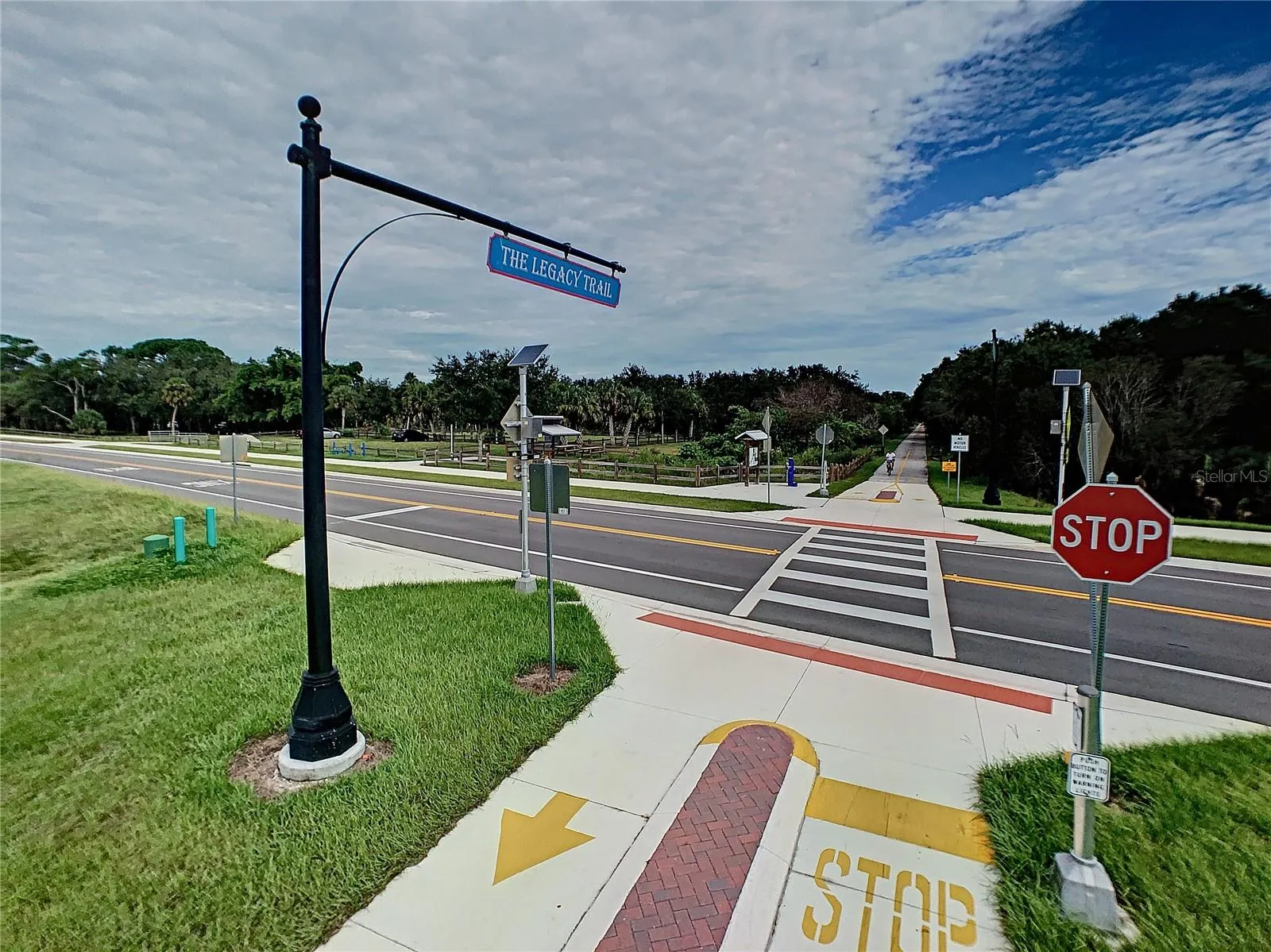 One community away from two Legacy bike trail junctions.