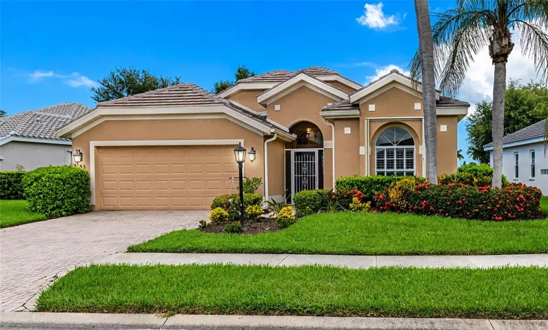 New flat tile roof, landscape maint. free, paver drive &amp; private mail box.