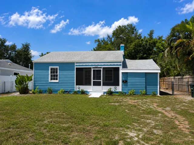 Front of home. Virtually staged.