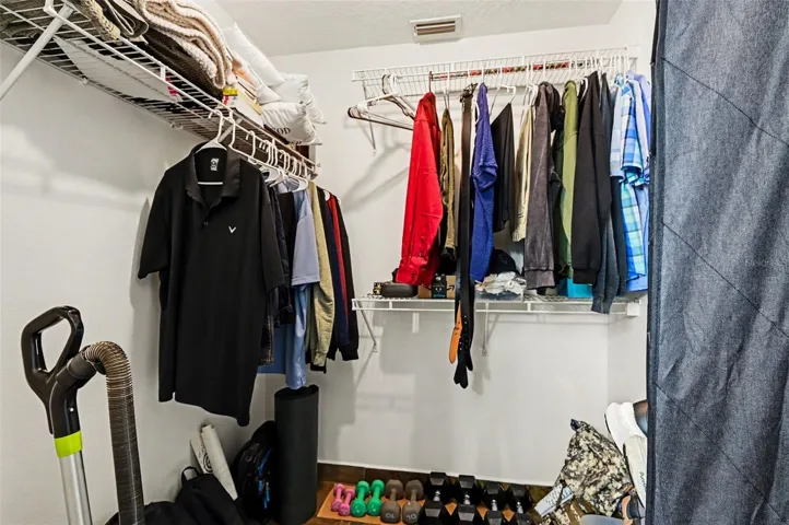 Primary closet