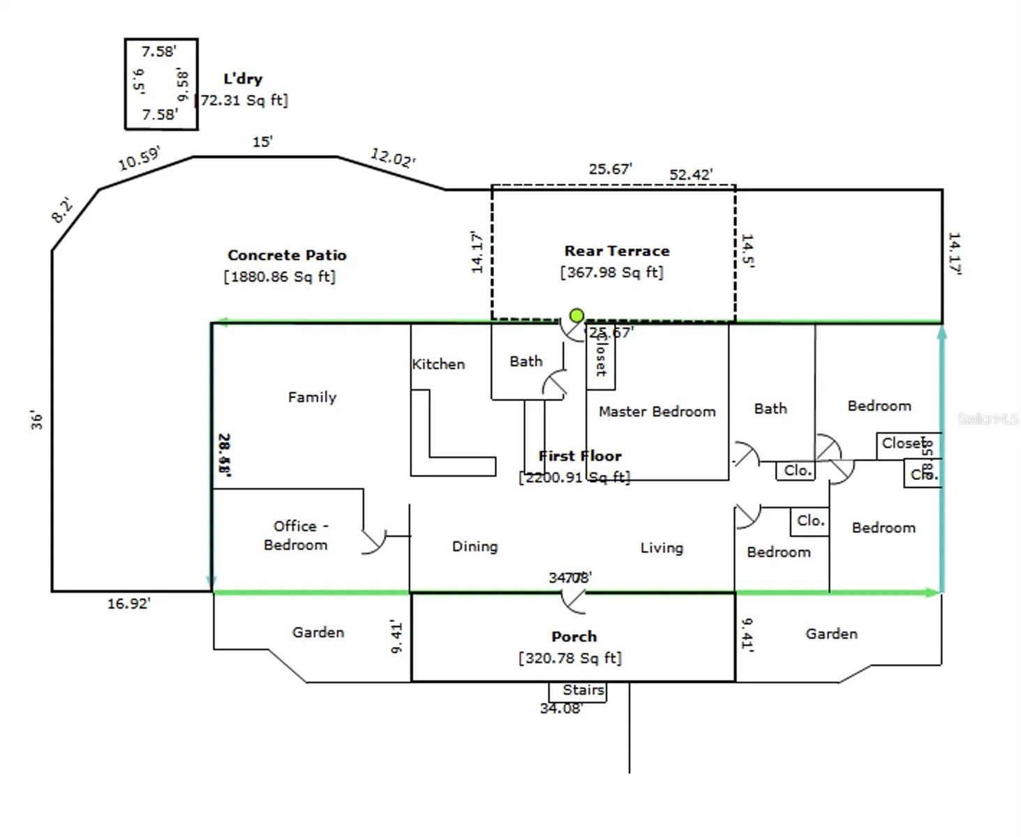 Sketch of the Main House
