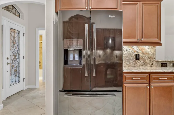 Ice & Water on 3-Door Refrigerator