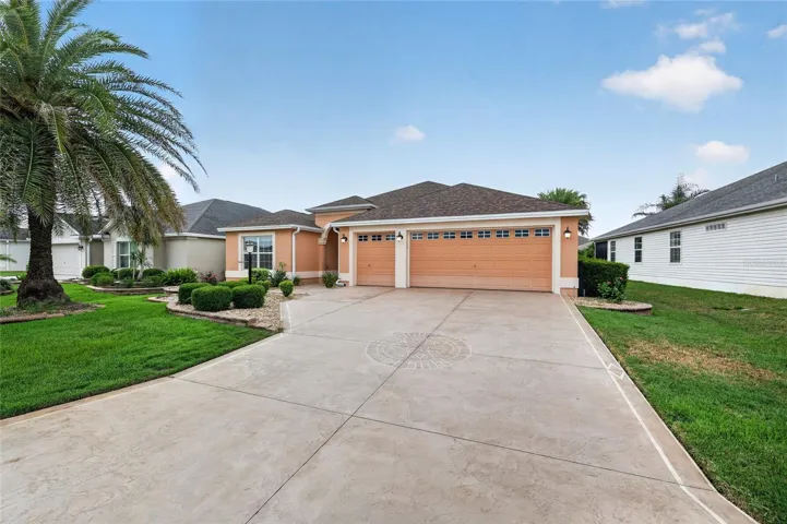 Textured and Painted Driveway, Walkway, and Front Porch
