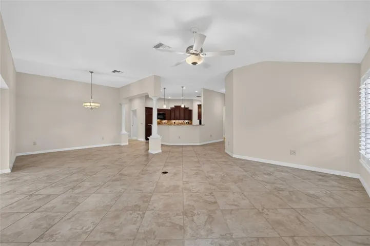 Electric Floor Outlet in Living Room