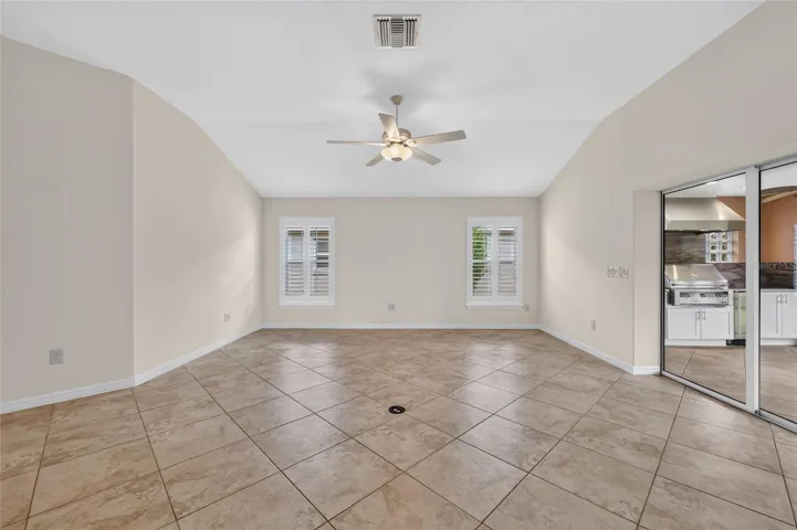 Plantation Shutters in Living Room