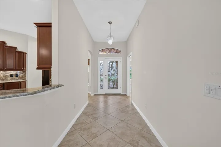 Foyer with 20X20 Tile