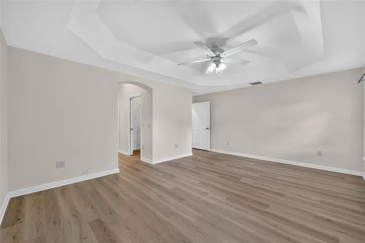 Primary Bedroom with Luxury Vinyl Plank