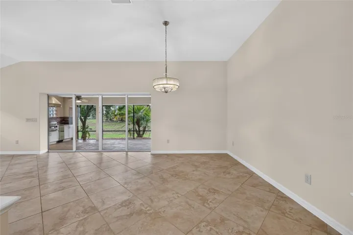 Dining Room Area & Slider to Lanai
