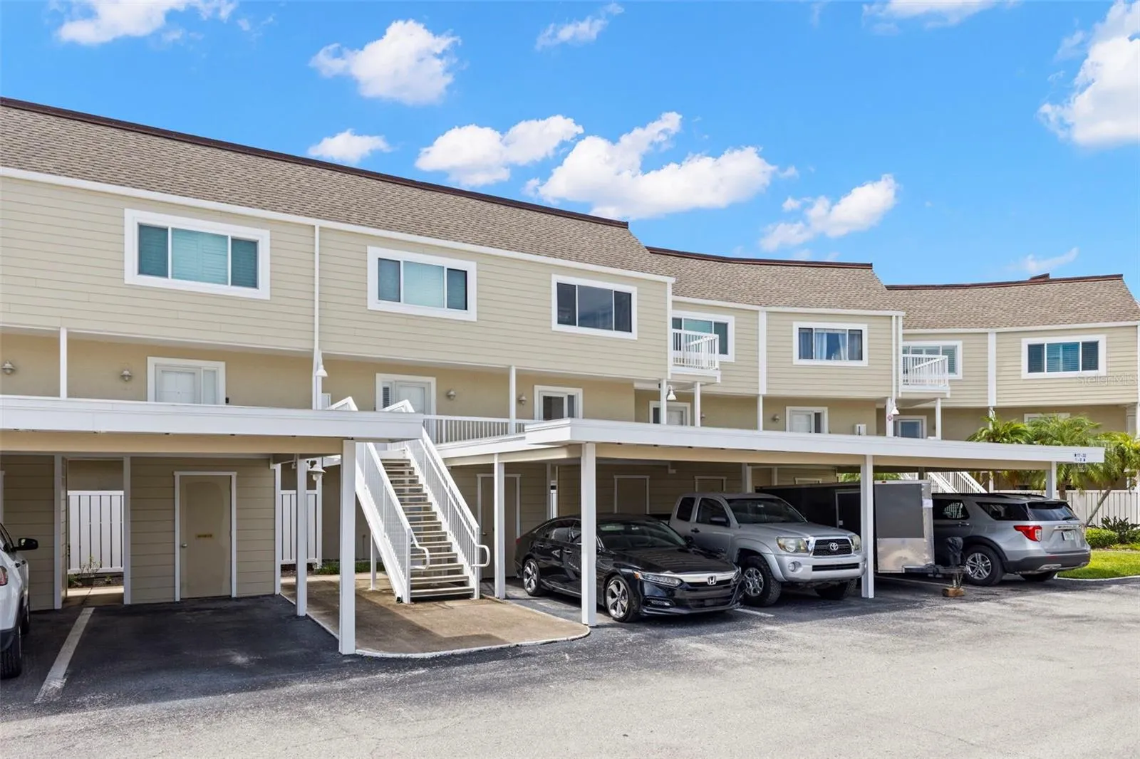 Staircase to unit
