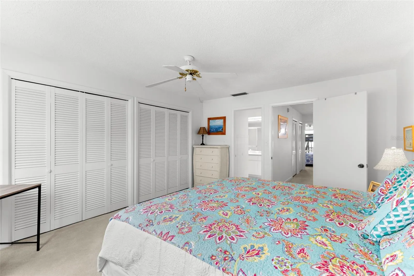 wall to wall closet in master