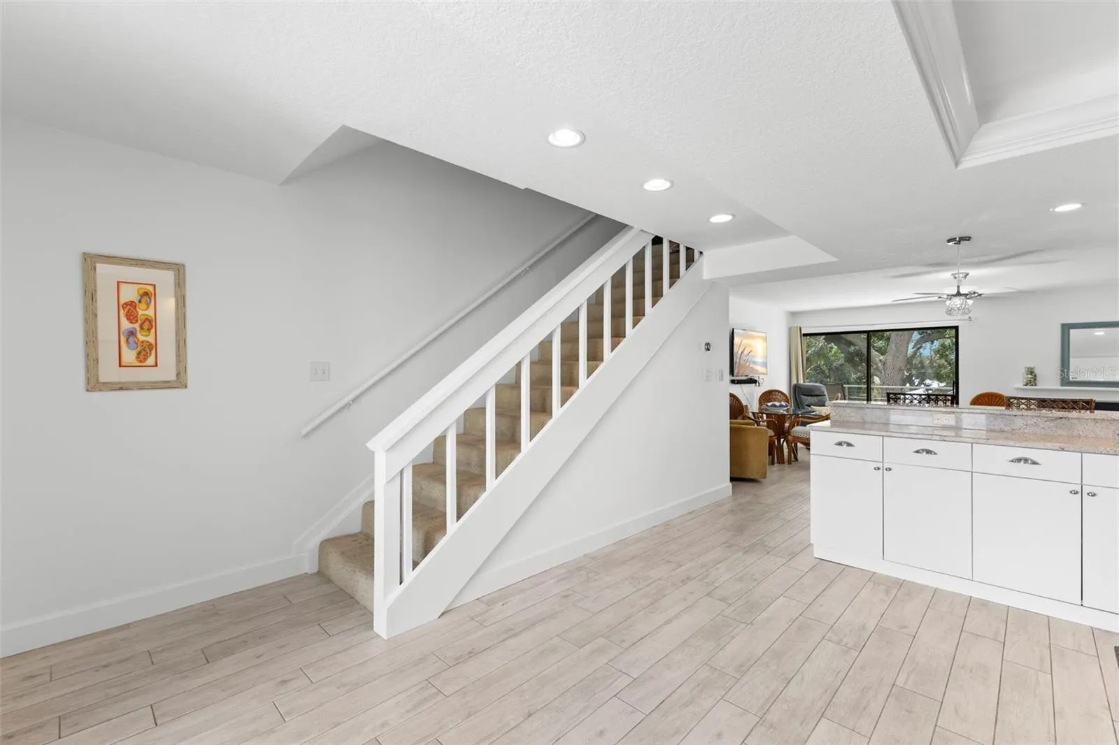 Kitchen to staircase