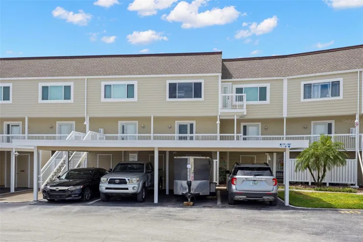 front entrance and carport