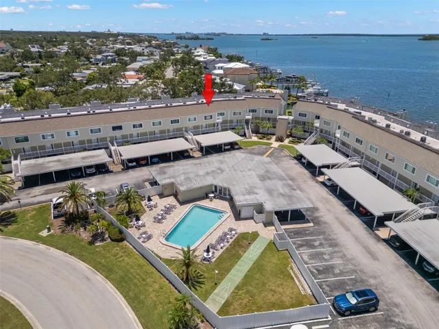 Location of unit to clubhouse and gated and heated pool area