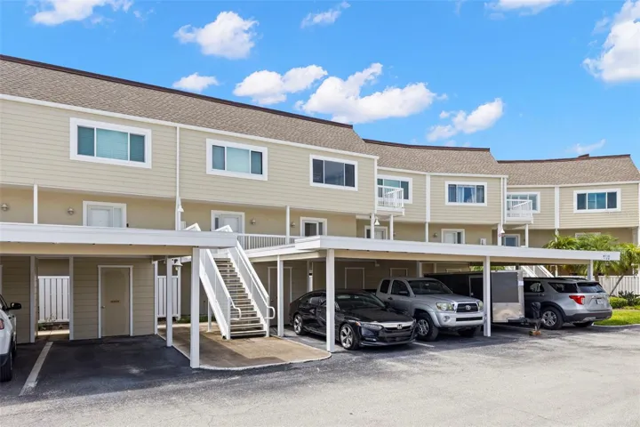 Staircase to unit
