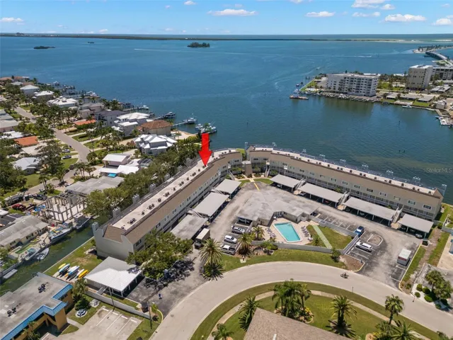 Drone view - location to intercostal and canal