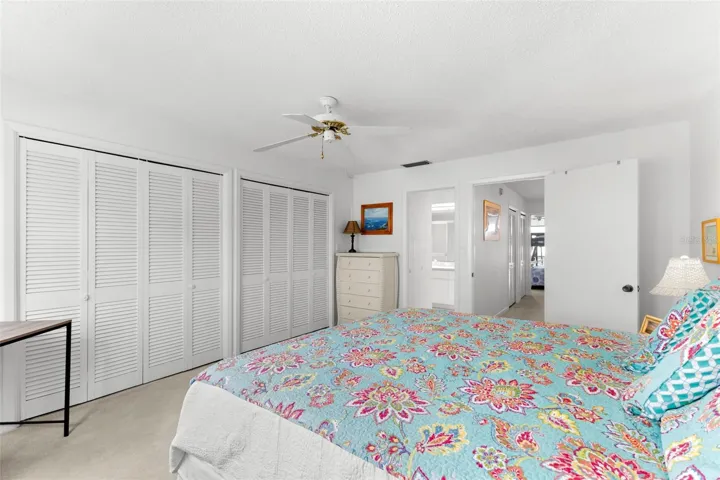 wall to wall closet in master