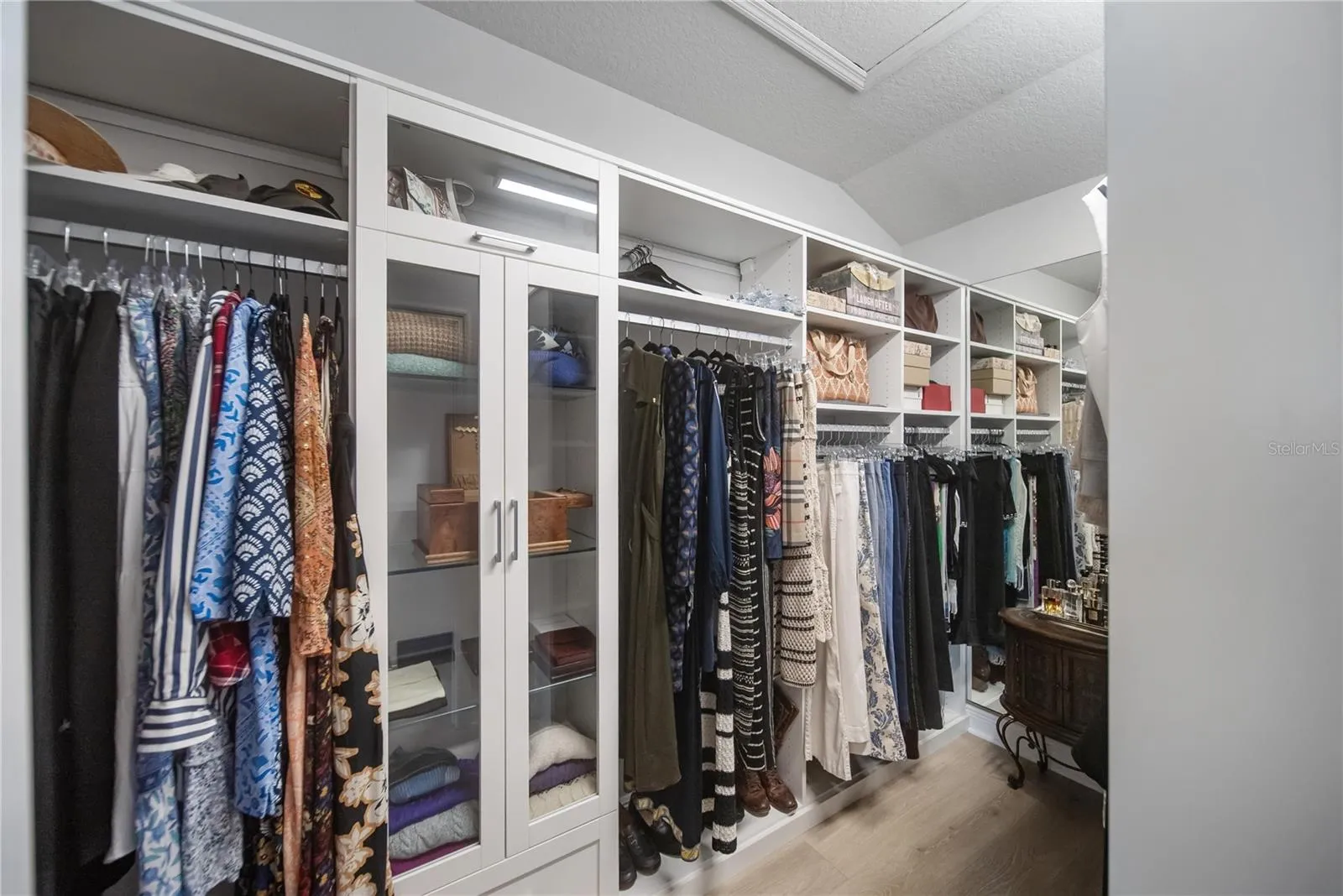 Customized primary closet