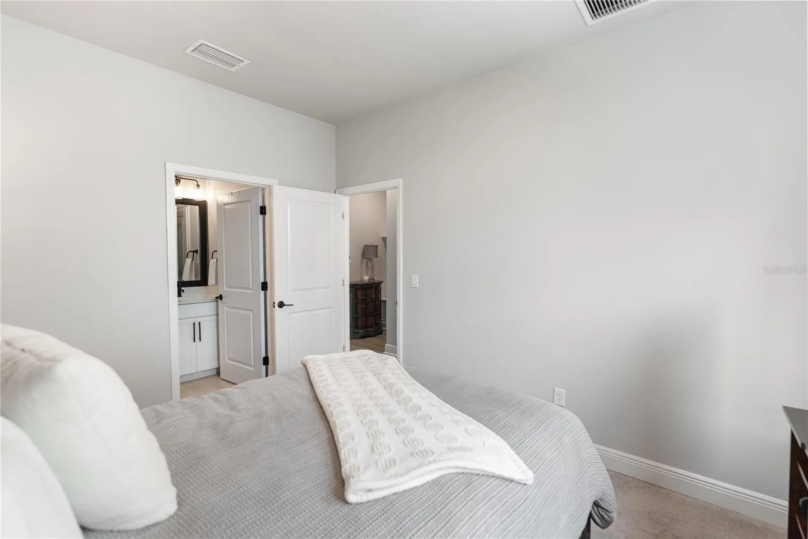 Third bedroom and bathroom.