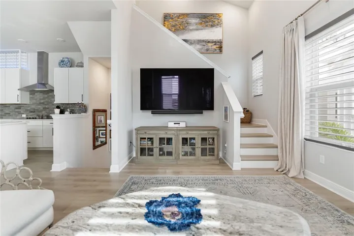 This is the main level. Downstairs to the left, upstairs to the right.