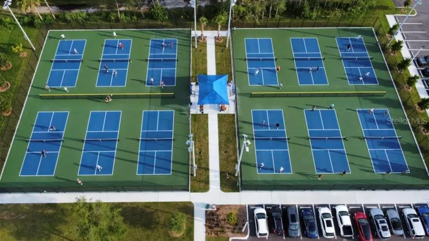 Half-mile down the trail is the Pompano Park pickleball courts.