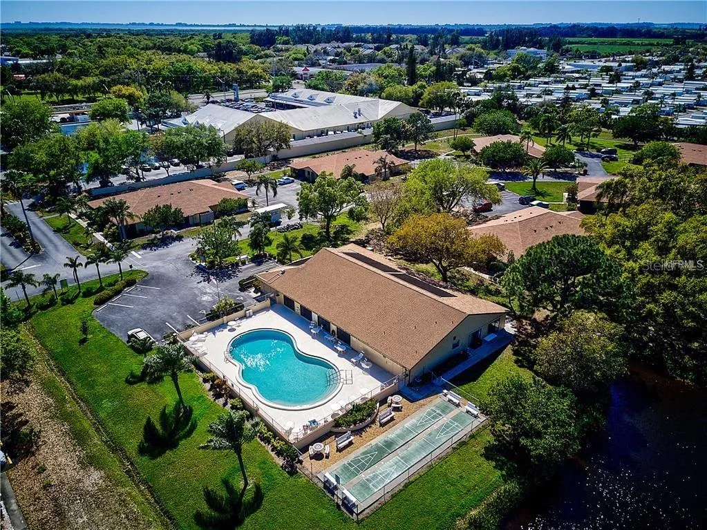 Club house and pool area