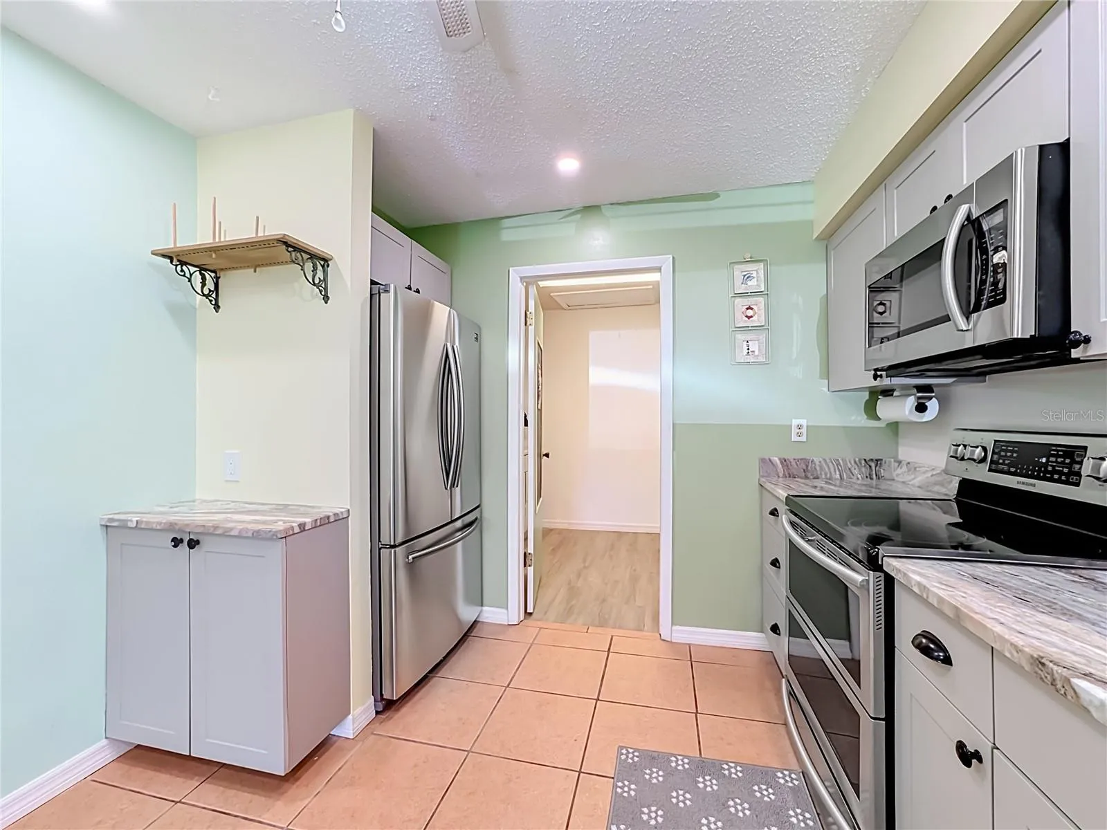 updated kitchen area