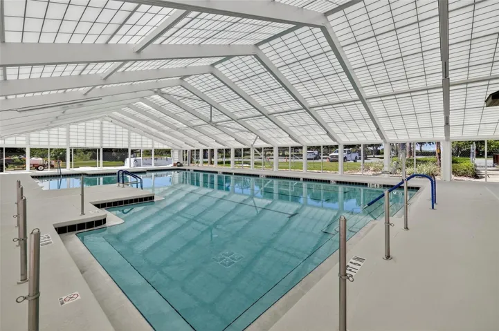 Newly renovated indoor pool.
