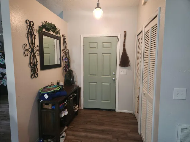 Foyer coat & storage closet