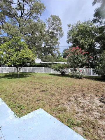 Fenced in Back Yard