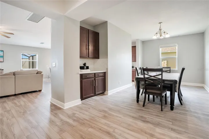 Dining Room - Family Room View