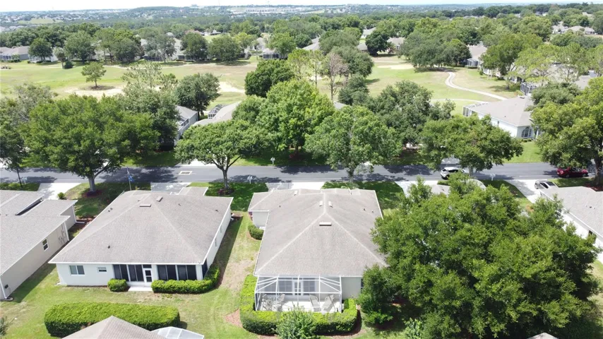 Aerial View of back of home