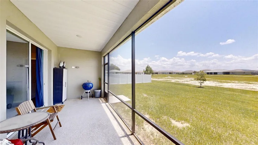 SCREENED  BACK PATIO