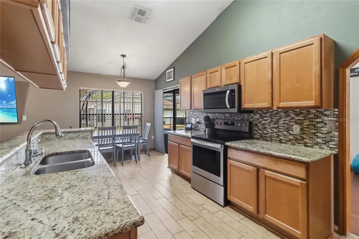 Kitchen looking towards Dinette Space