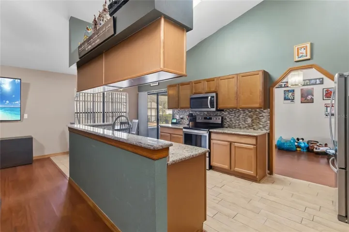 Kitchen from Entry Hall