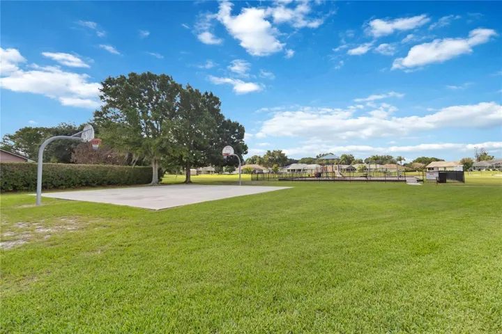 Community Basketball Court and Playground
