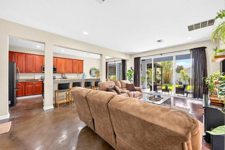 Open concept living.