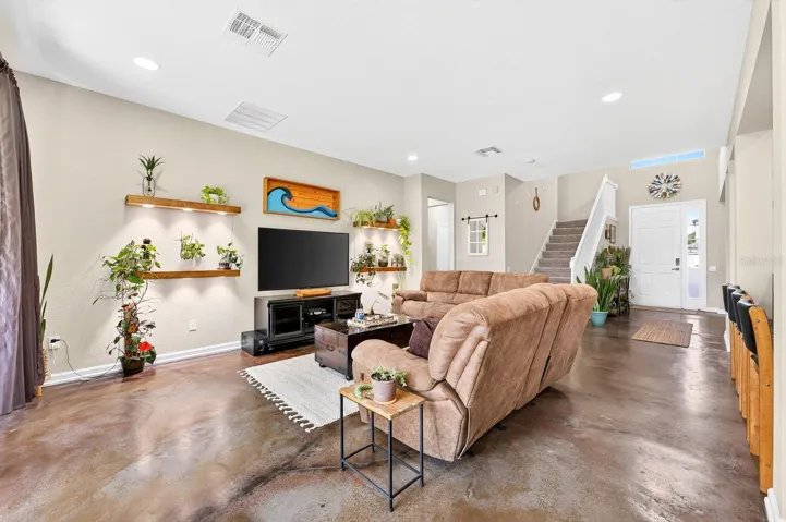 Open living area.
