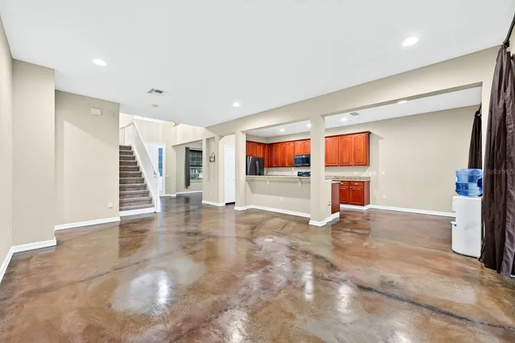 Open concept main floor.