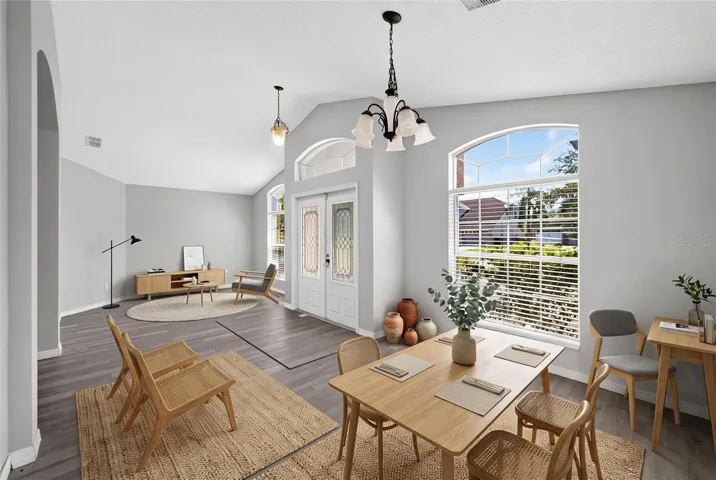 Living / Dining Room - Virtually Staged