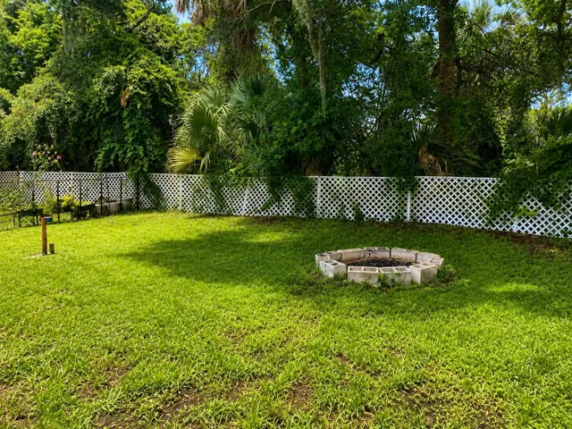 Backyard. Virtually enhanced