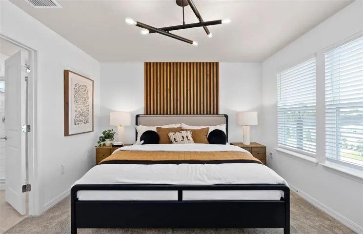 Model Home Design Only. Pictures and furnishings are for illustrative purposes only. Elevations, colors and options may vary. Furniture is for model home staging only.