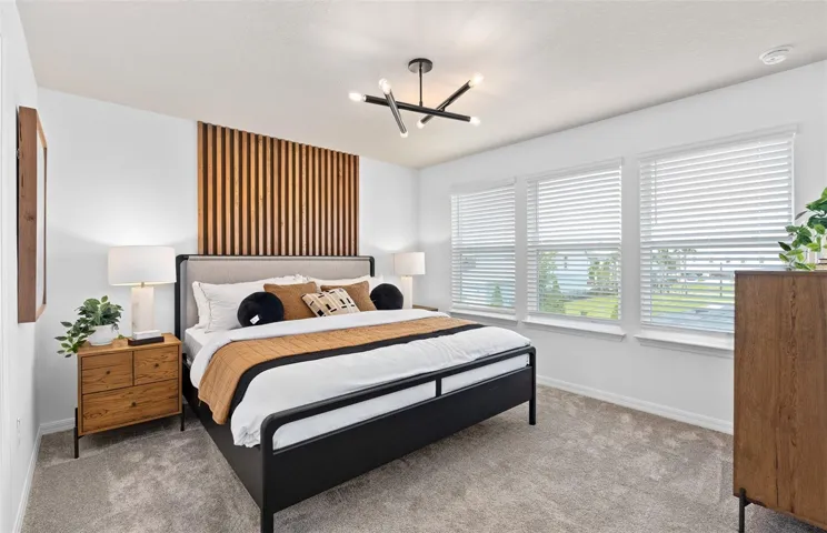 Model Home Design Only. Pictures and furnishings are for illustrative purposes only. Elevations, colors and options may vary. Furniture is for model home staging only.