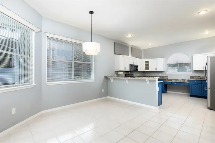 Spacious Dining area open to kitchen