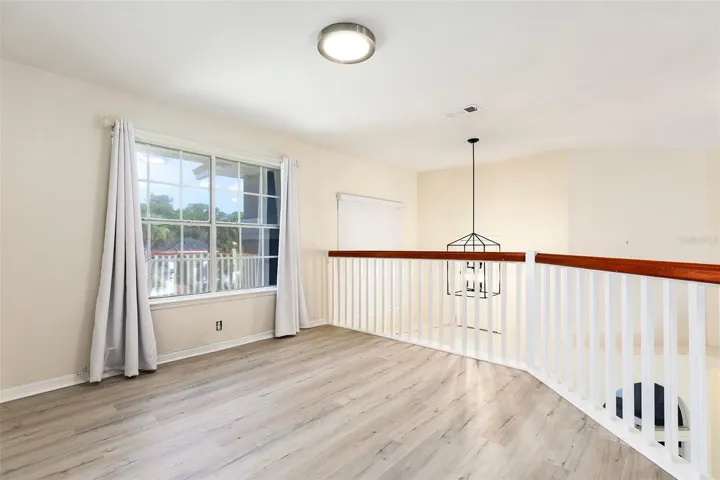 Loft area open to livingroom