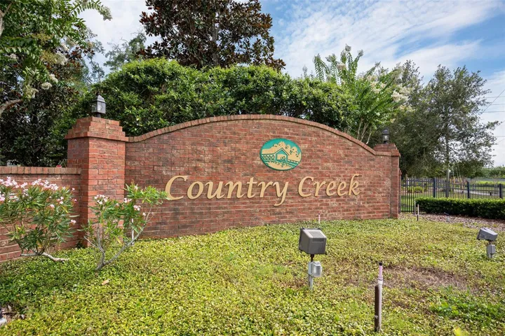 Country Creek Entrance