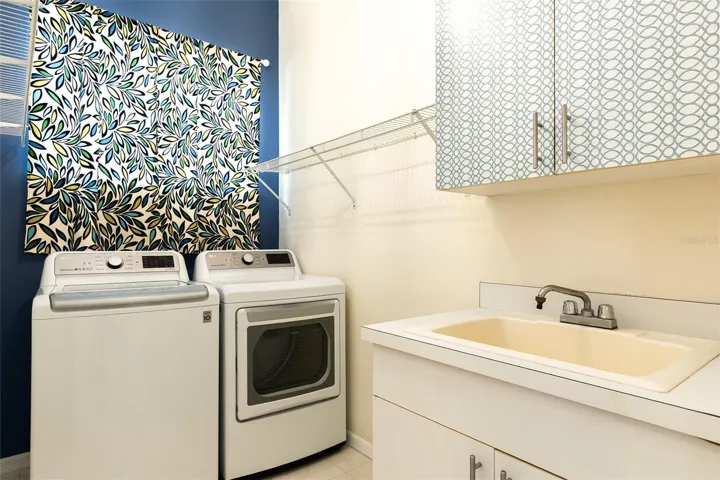 Laundry room on first floor