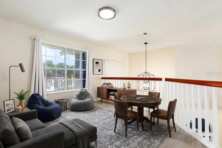 Virtually staged loft