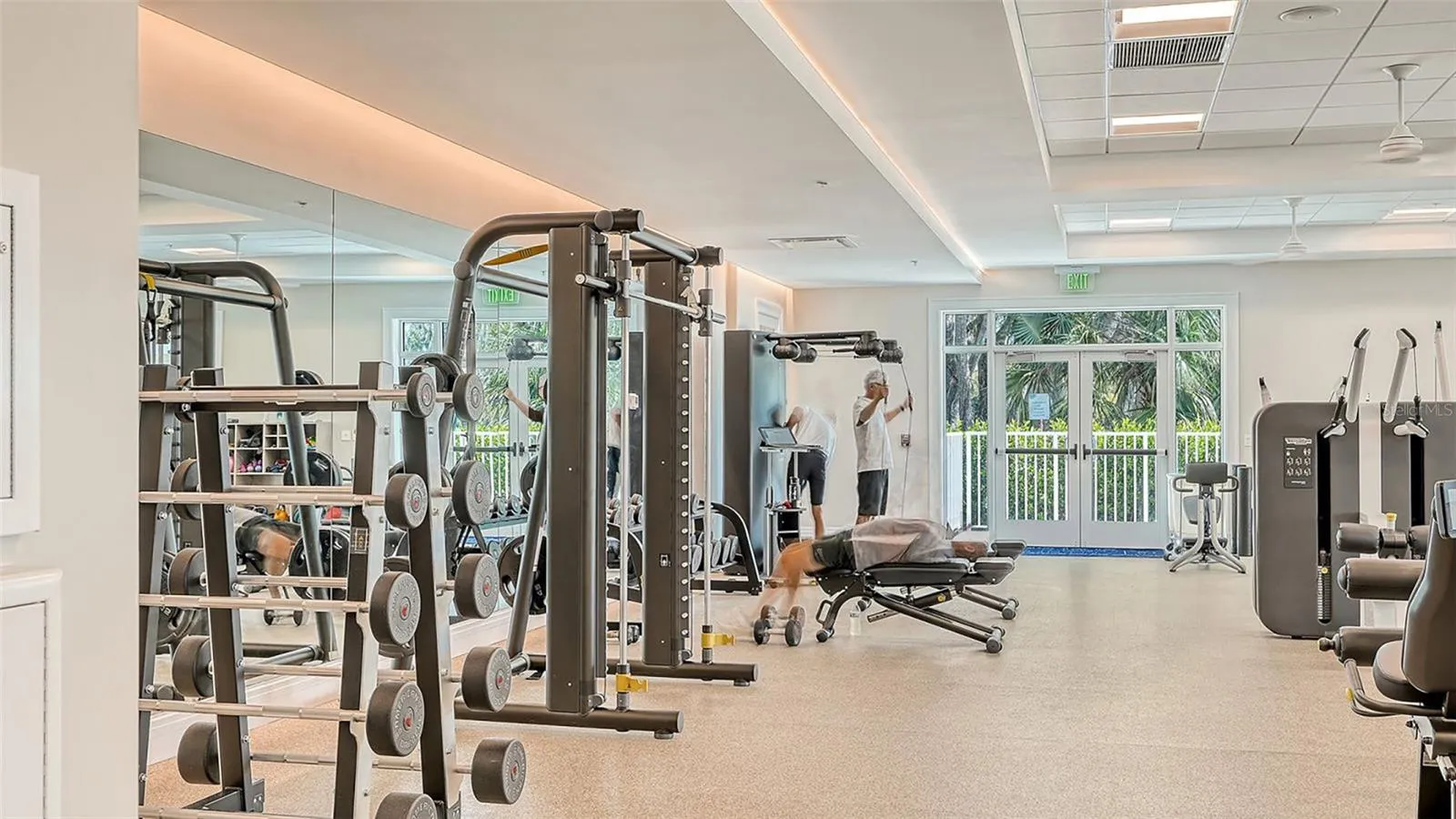 State of art equipment in the fitness center